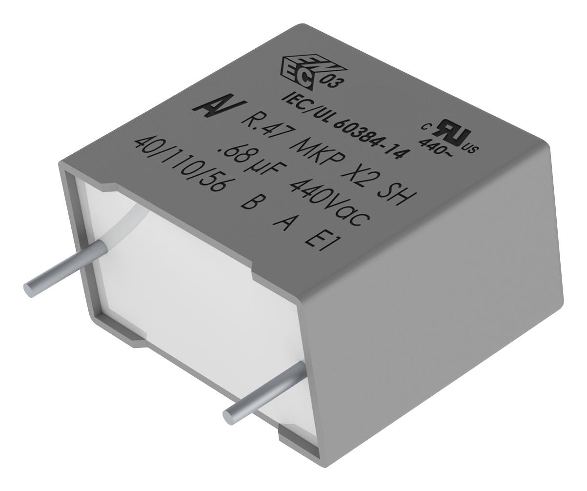 KEMET/partner Stock Del-R474I24700003K Suppression Capacitor, 0.047Uf, Class X2, Rad