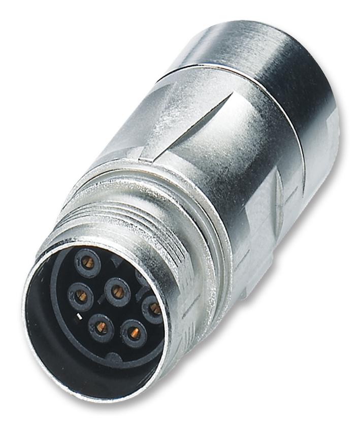 Phoenix Contact 1618718 Circular Connector, Rcpt, 8Pos, Cable