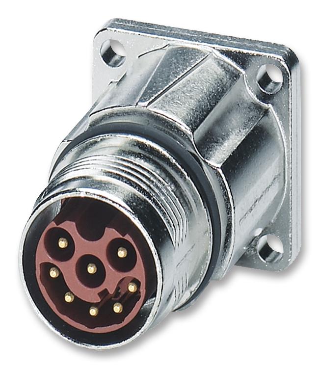 Phoenix Contact 1607636 Circular Connector, Rcpt, 17Pos, Panel