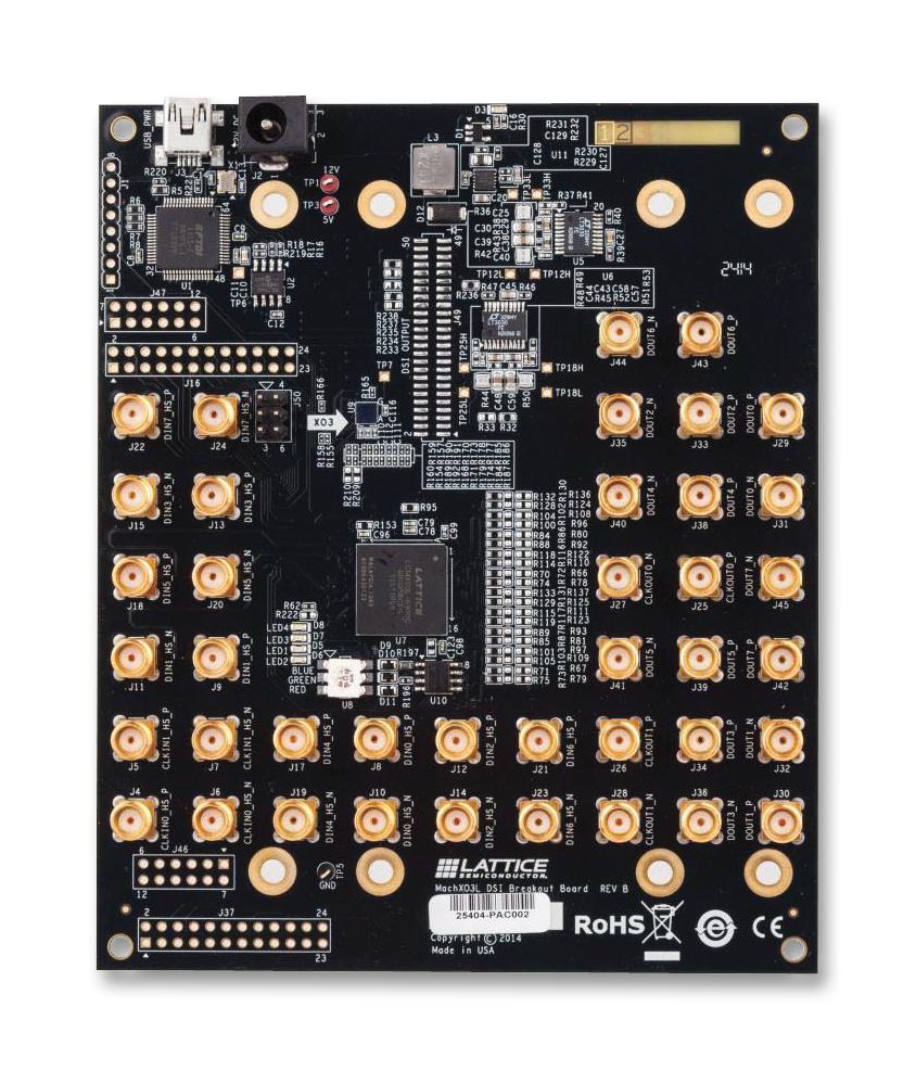 Lattice Semiconductor Lcmxo3L-Sma-Evn Breakout Board, Machxo3L Fpga With Sma