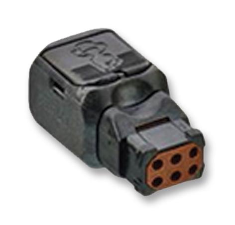 Deutsch Connectors / Te Connectivity D369-P66-Ns1 Conn, Plug, 6Pos, 2.54mm, Free Hanging