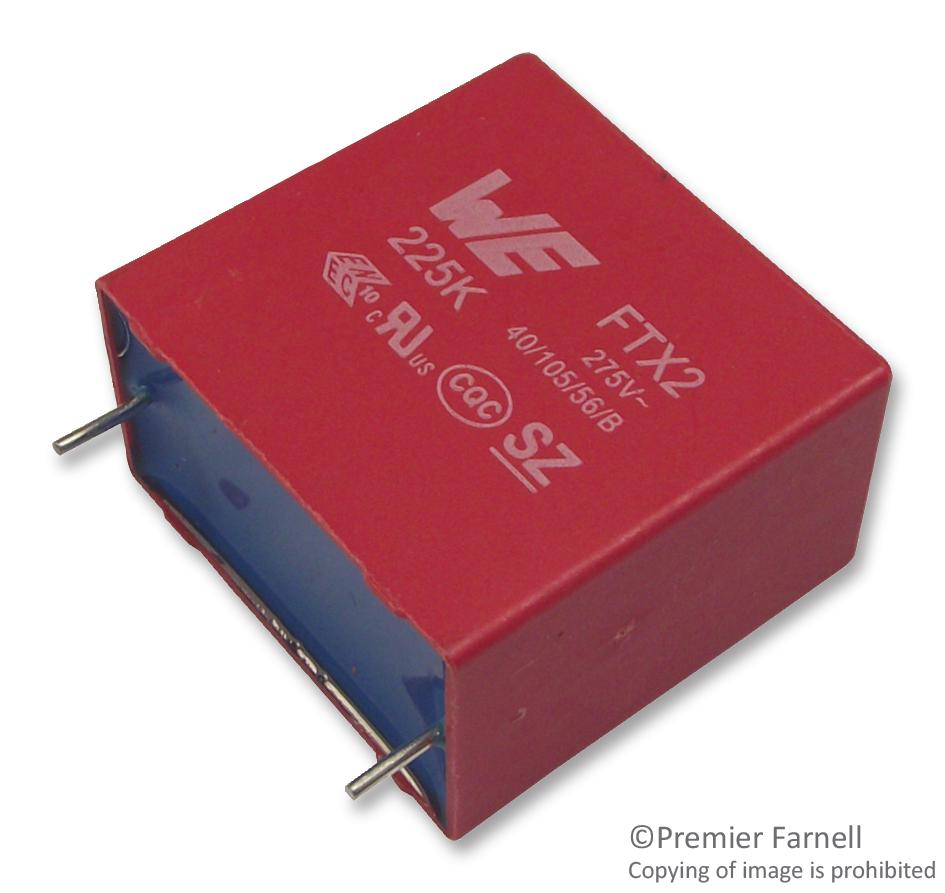 WÃ¼rth Elektronik 890324026030Cs Capacitor, 1.5Îf, 275Vac, 10%, Pp