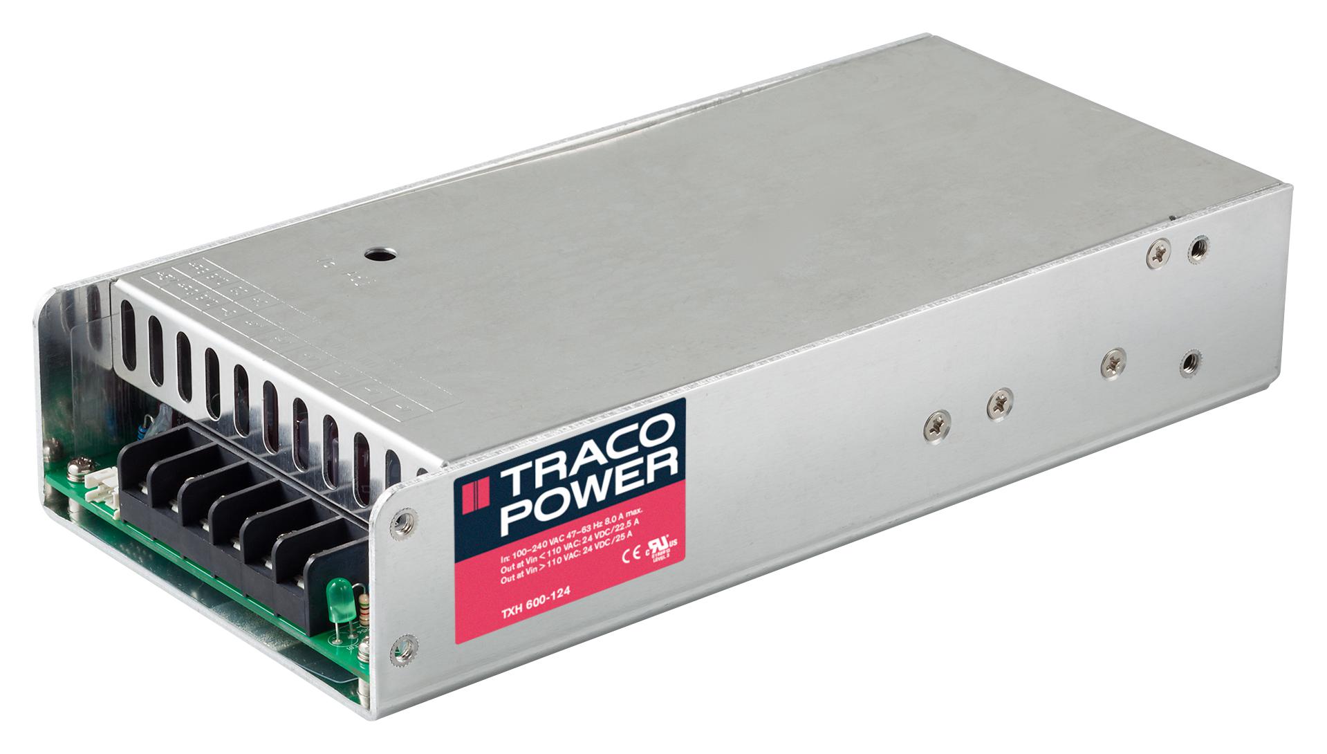 TRACO Power Txh 600-154 Power Supply, Ac-Dc, 54V, 11.1A