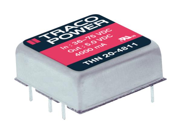 TRACO Power Thn 20-2411 Dc-Dc Converter, 5V, 4A