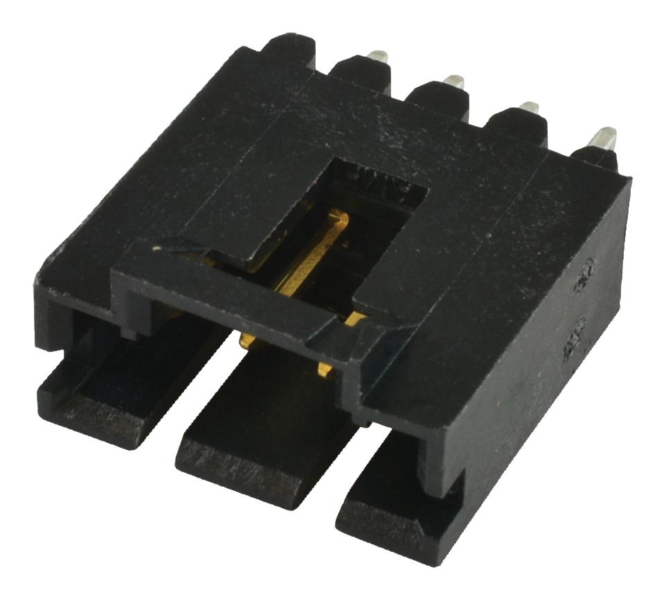 Amp Connectors / Te Connectivity 5-103908-3 Connector, Header, 4Pos, 1Row, 2.54mm