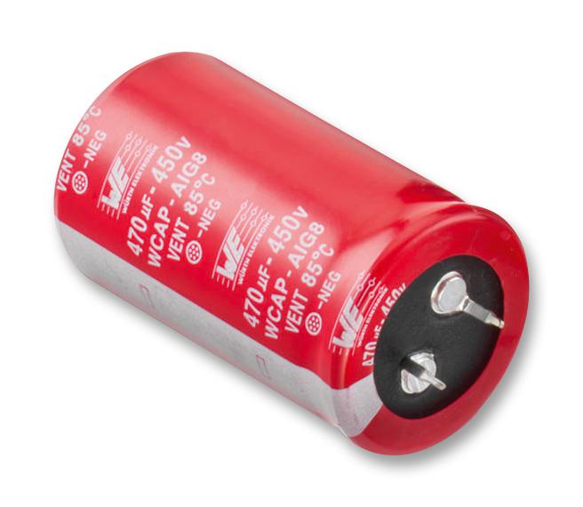 WÃ¼rth Elektronik 861011483004 Capacitor, Alu Elec, 100Uf, 450V, Snap In