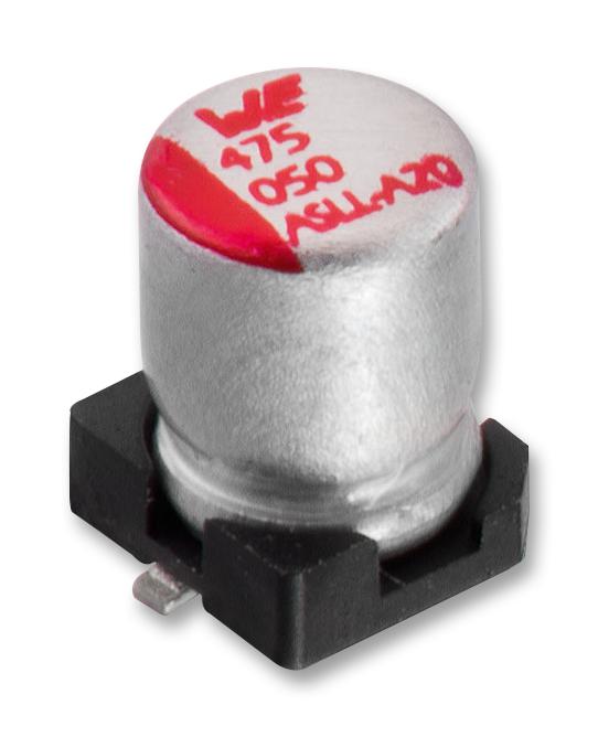 WÃ¼rth Elektronik 865060543004 Capacitor, 33Uf, 35V, Alu Elec, Solder