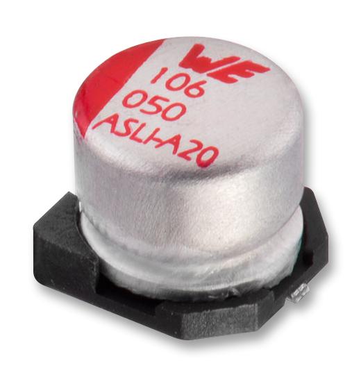 WÃ¼rth Elektronik 865080345010 Capacitor, 150Uf, 16V, Alu Elec, Solder