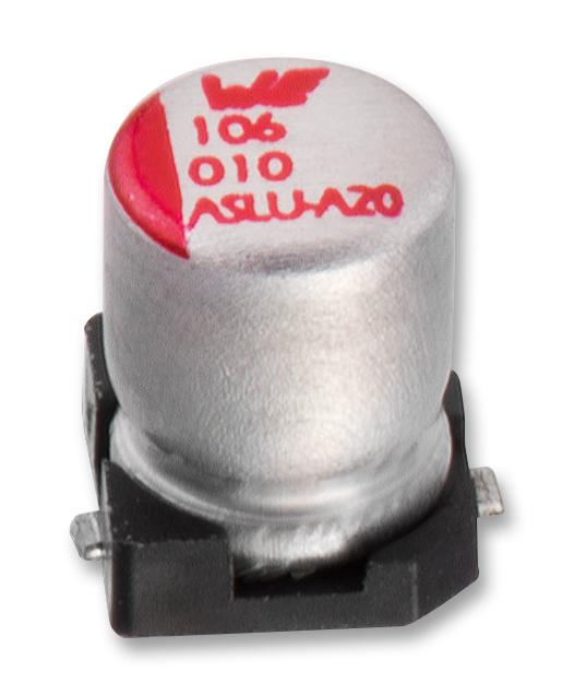 WÃ¼rth Elektronik 865090249008 Capacitor, 220Uf, 10Vdc, Alum Elect, Smd