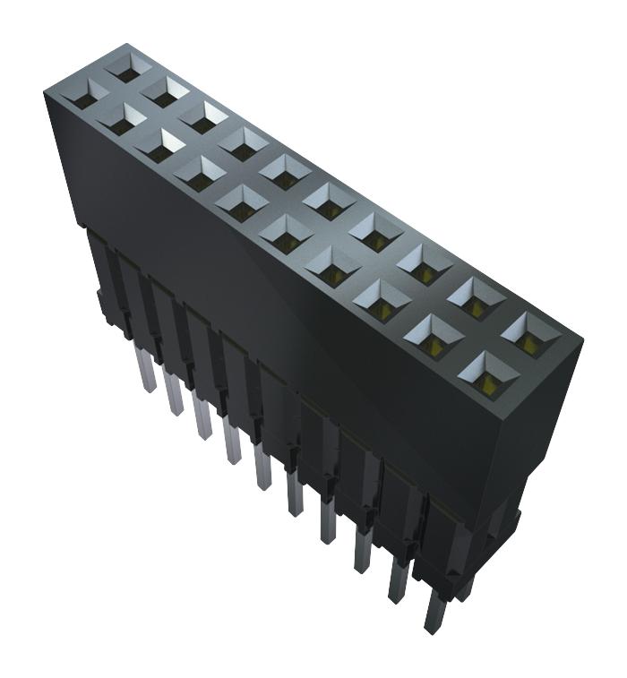 Samtec Esq-126-48-G-D Connector, Rcpt, 52Pos, 2Row, 2.54mm