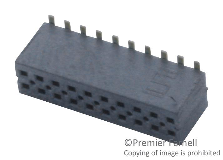 Samtec Fle-112-01-G-Dv-A Connector, Rcpt, 24Pos, 2Row, 1.27mm