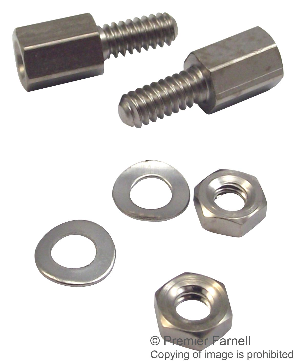 Te Connectivity 2-1393560-1 D Sub Screw Lock, 12.7mm, 4-40 Unc