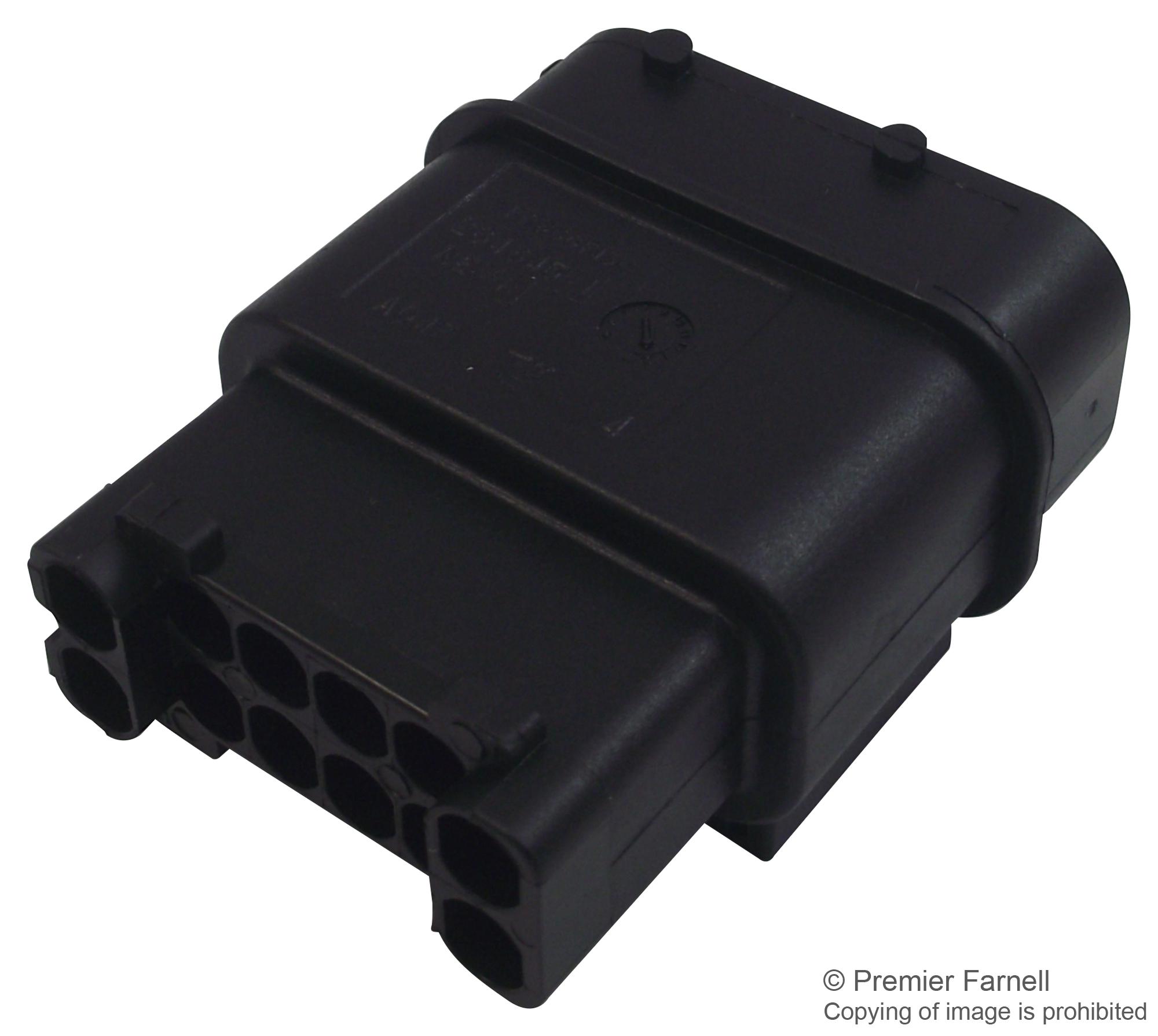 Amp Connectors / Te Connectivity 284844-1 Rectangular Pwr Housing, Latch, Cable