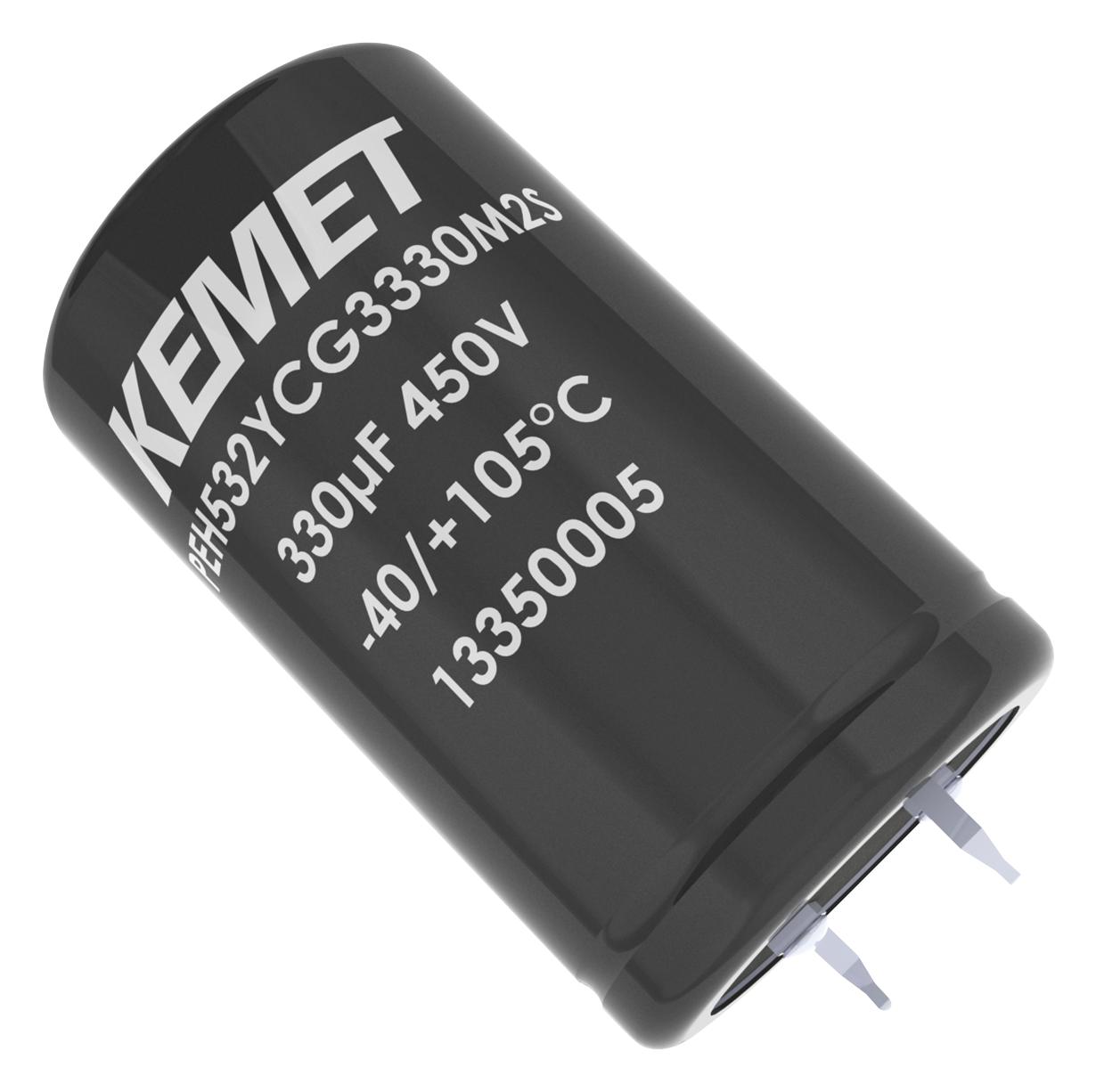 KEMET Peh532Scg4100M2 Capacitor, 1000Îf, 250V, Alu Elec, Snap-In