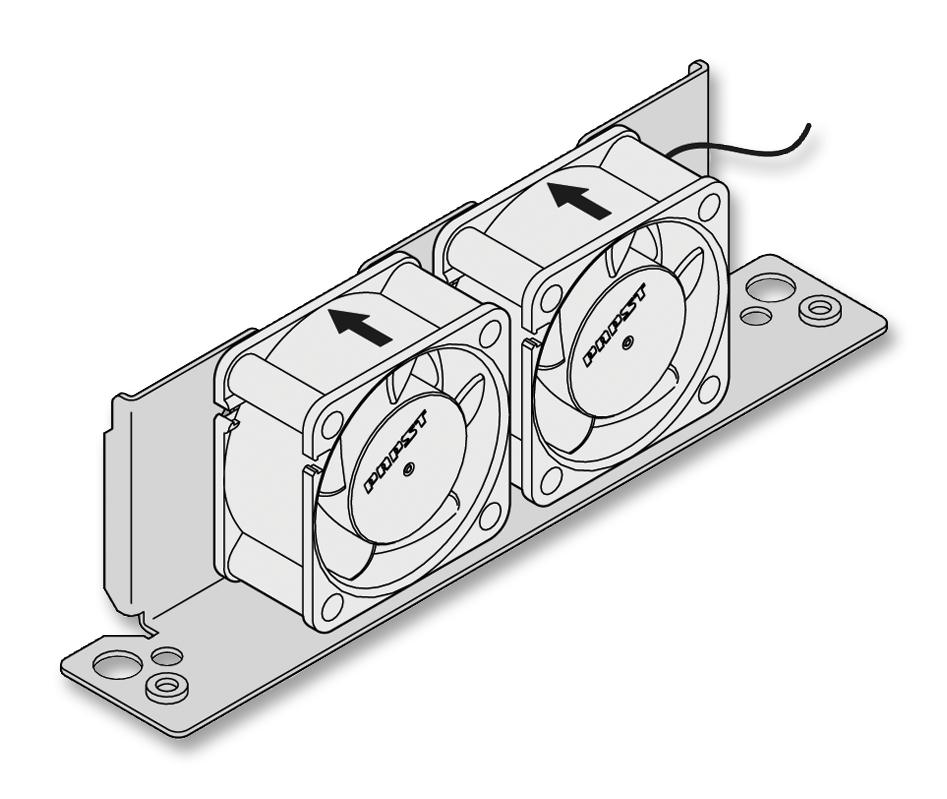 NVent Schroff 24828105 Fan With Bracket, 40mm