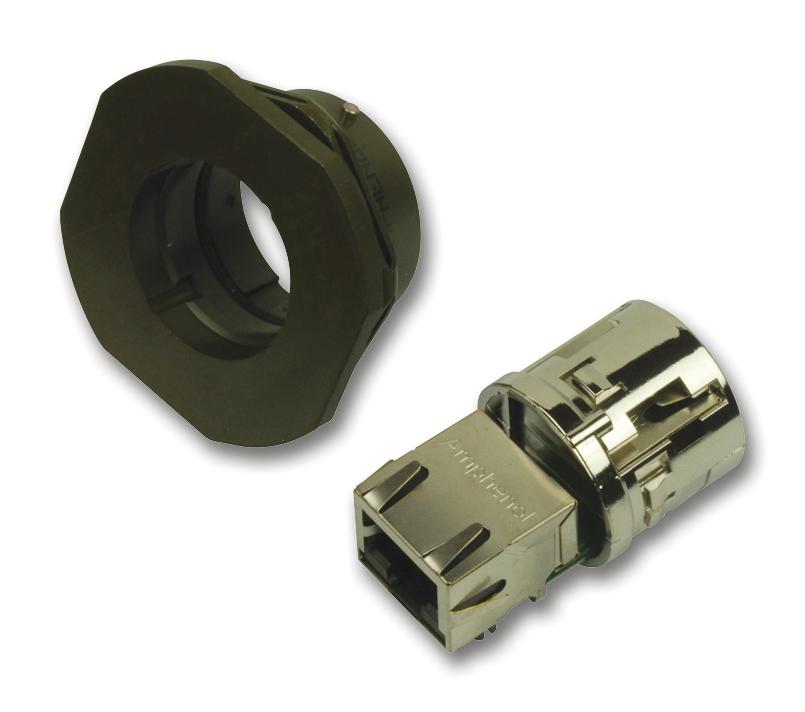 Amphenol SoCapacitorex Rjf67A1G Inline Adaptor, Rj45, Jack, 8P8C, Cat6