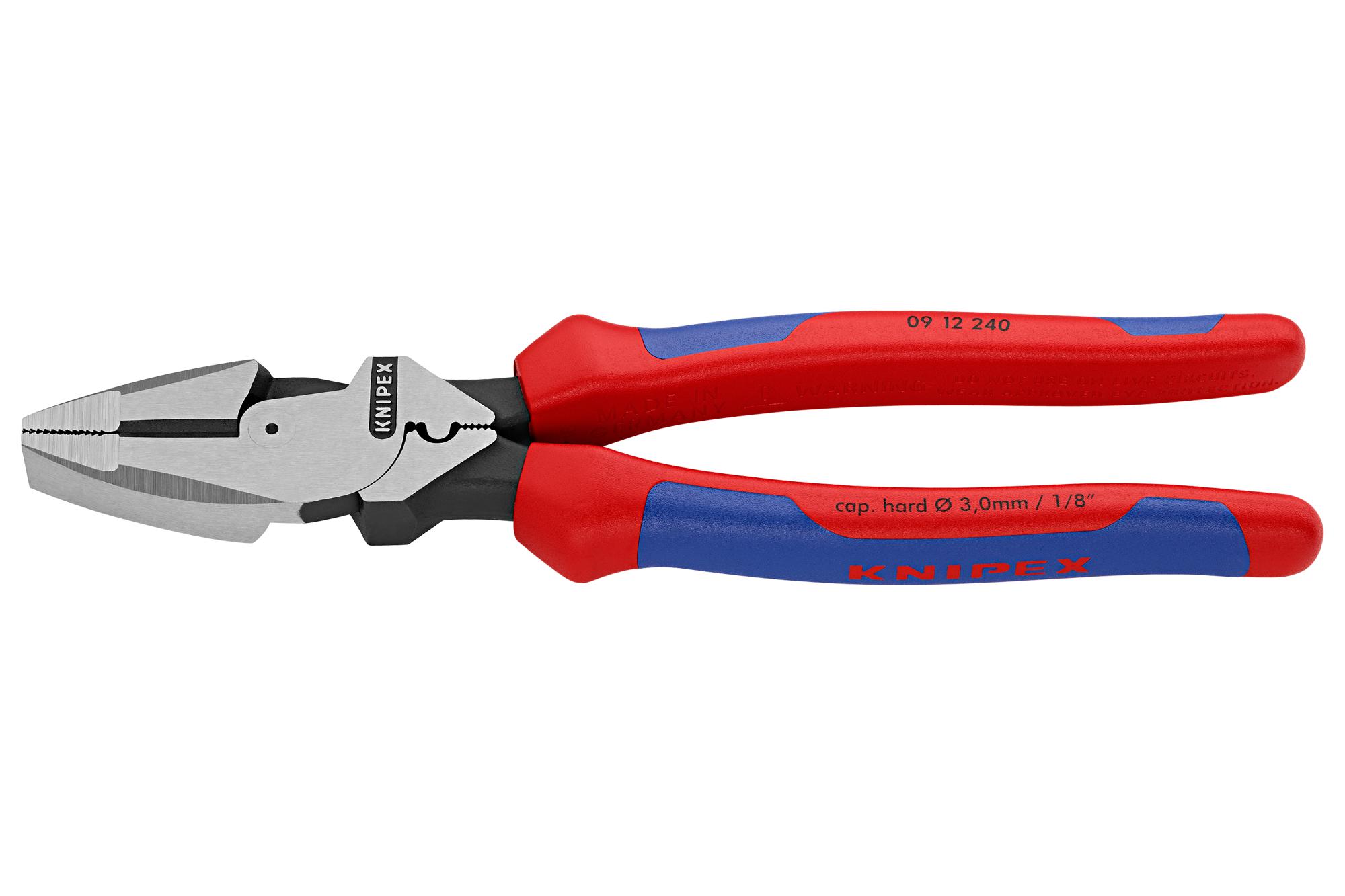 Knipex 09 12 240 Cutting Plier, Lineman, 240mm