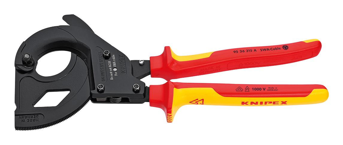 Knipex 95 36 315 A Cable Cutter, Swa Cable, 45mm