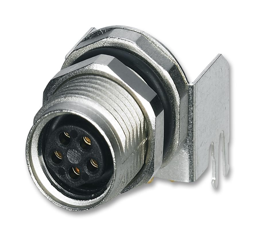 Phoenix Contact 1424239 Sensor Connector, M8, Rcpt, 5P, Panel