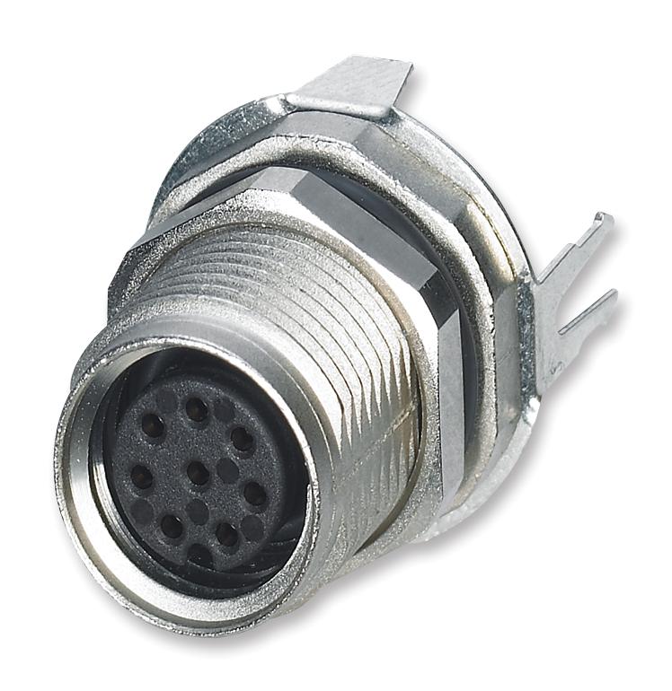 Phoenix Contact 1424235 Sensor Connector, M8, Rcpt, 8P, Panel