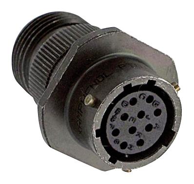 Amphenol Industrial Pt01E14-12S-424 Circular Connector, Rcpt, 14-12, Cable