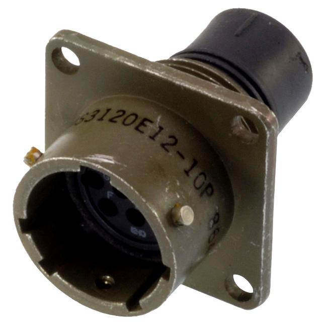 ITT Cannon Kpse00E22-55Sz Circular Connector, Rcpt, 22-55, Flange