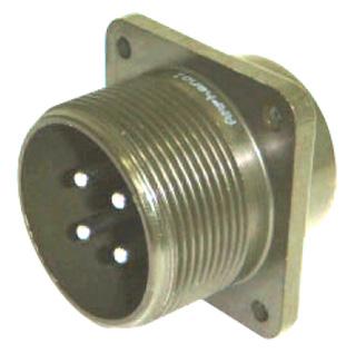 ITT Cannon Ms3102E18-3Pw Circular Connector, Rcpt, 18-3, Flange