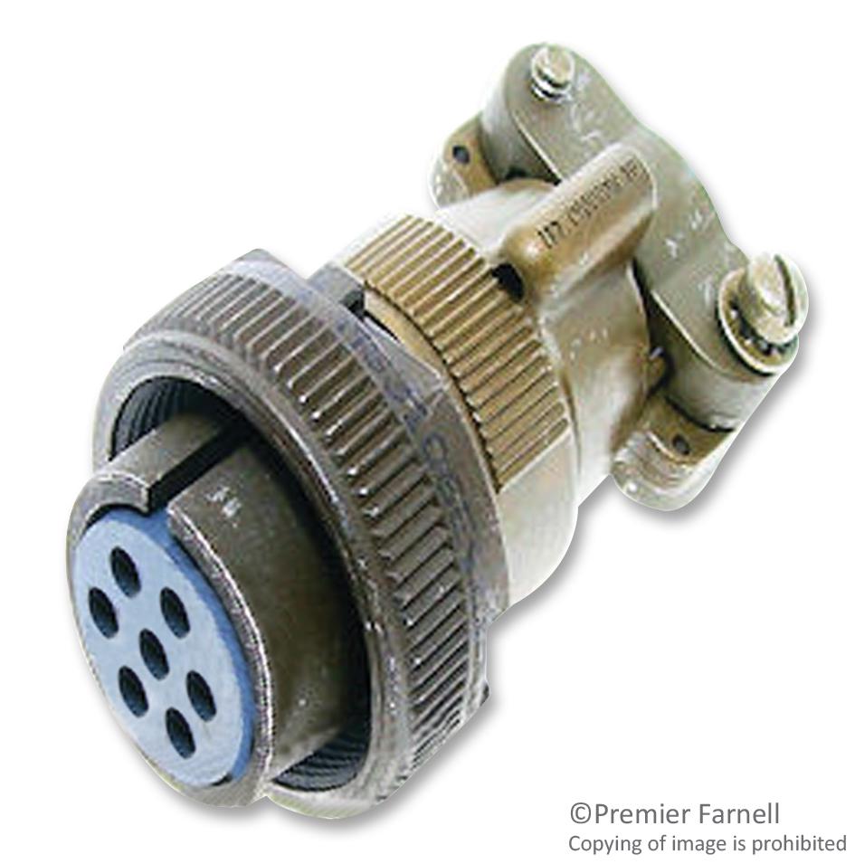 ITT Cannon Ms3106E16S-1S Circular Connector, Plug, 16S-1, Cable