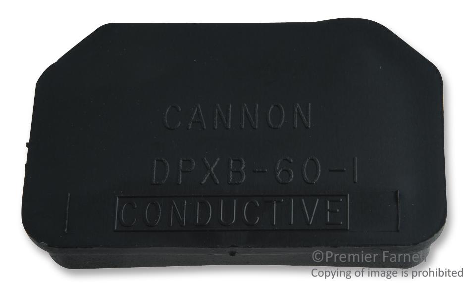 ITT Cannon 025-0767-001 Conductive Dust Cap, Rack & Panel Connector