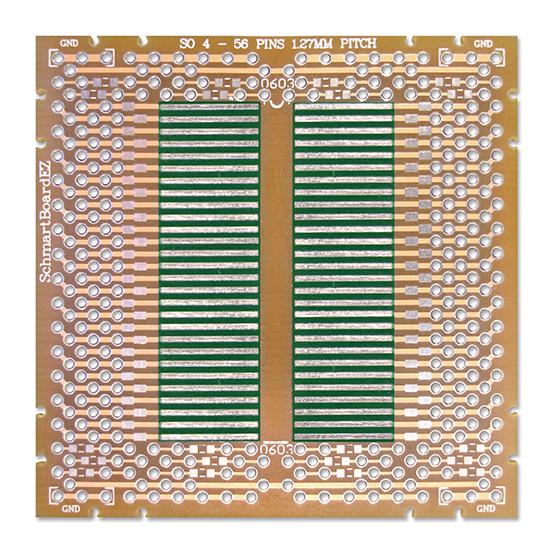 SchmartBoard 202-0004-01 Ic Adaptor, Smd/thd, 50.8mm X 50.8mm