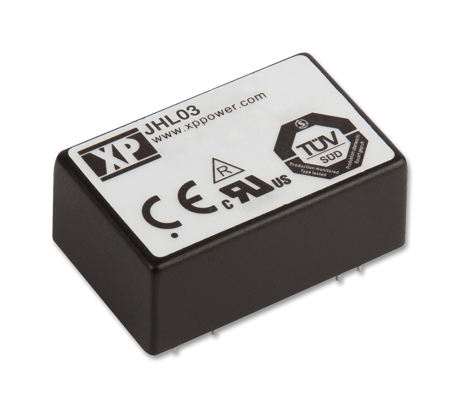 XP Power Jhl0312S05 Dc-Dc Converter, Medical, 5V, 0.6A