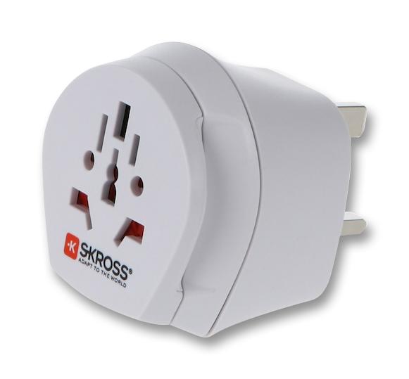 Skross 1.500231 Combo Travel Adaptor, World To Uk, 13A