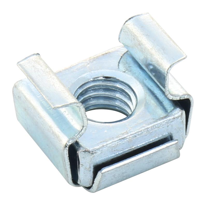 TR Fastenings M6-Cnstwz50 Cage Nut, Wide, M6, Carbon Steel, Pk50