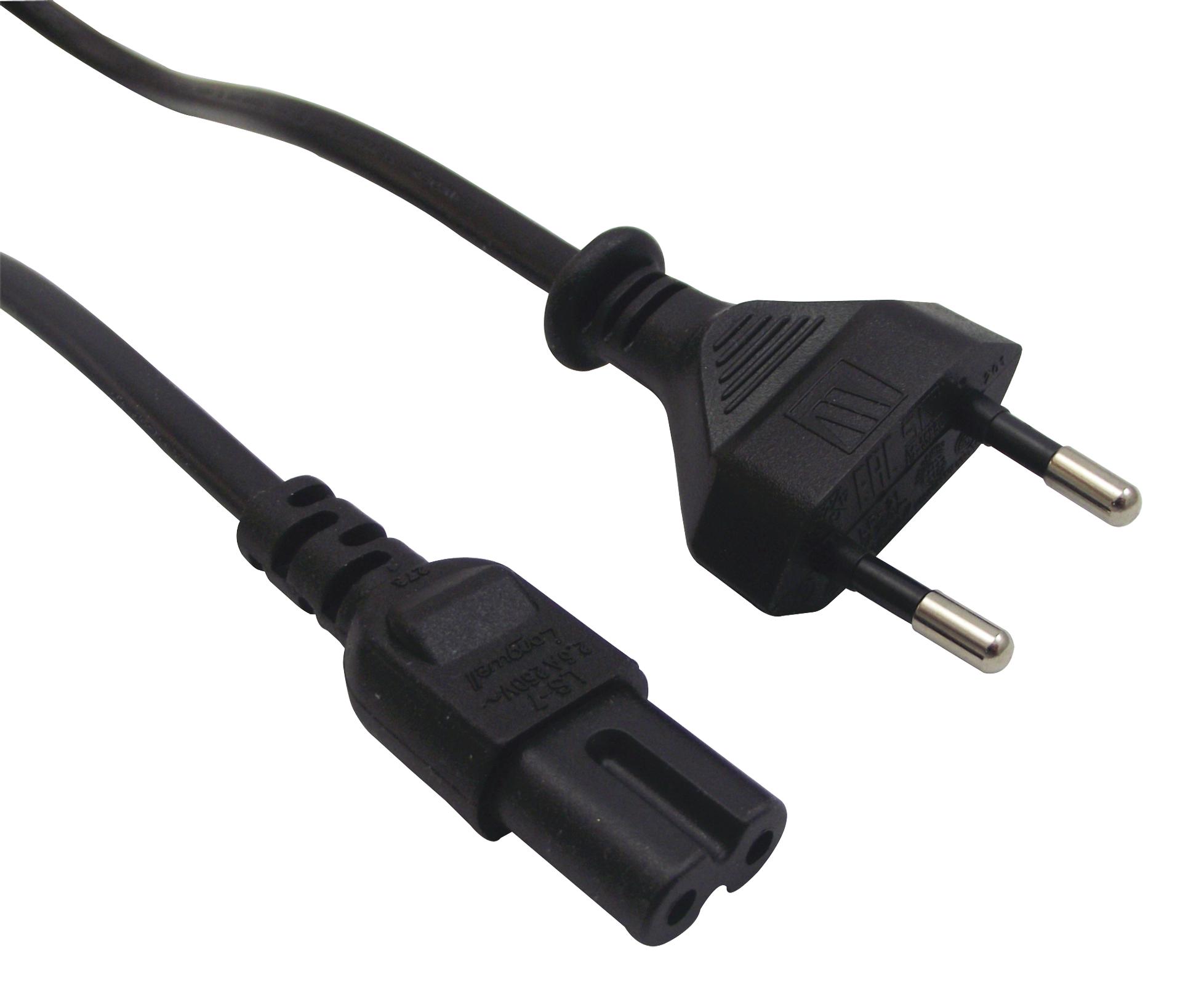 Multicomp Pro Gw-151602 Power Cord, Cee 7/16 Plug-Iec C7, 1M