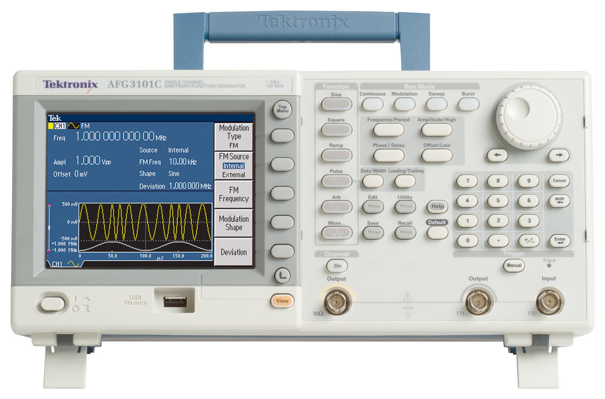 Tektronix Afg3151C Signal Generator, Arb/function, 150Mhz