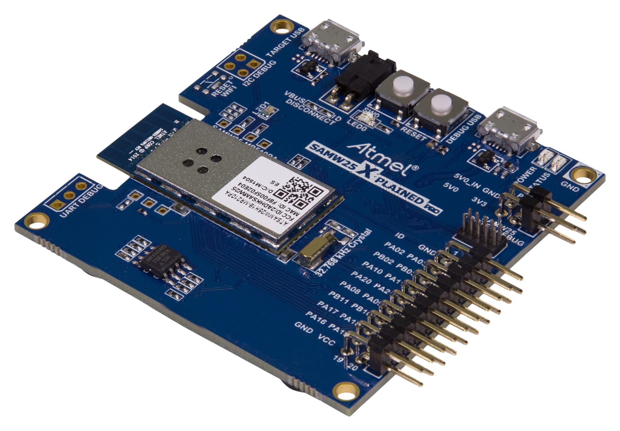 Microchip Technology Technology Atsamw25-Xpro Eval Board, Atsamw25 Ieee 802.11B/g/n