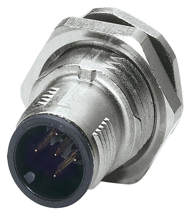 Phoenix Contact 1441765 Sensor Connector, M12, Plug, 5Pos, Panel