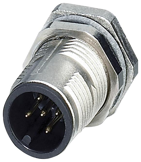 Phoenix Contact 1551833 Sensor Connector, M12, Plug, 5Pos, Panel