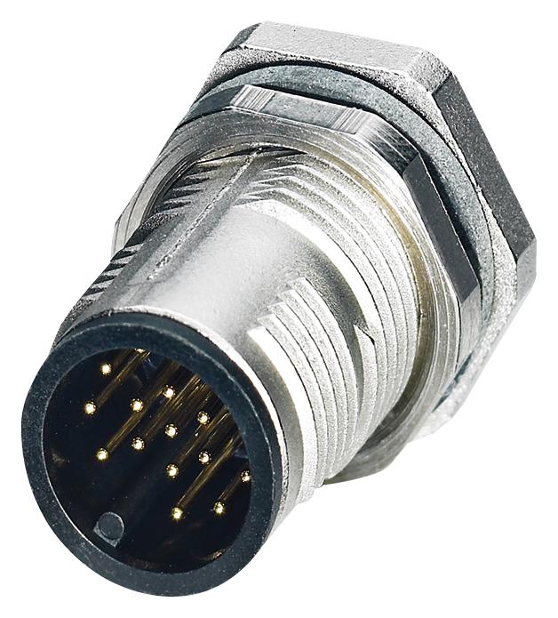 Phoenix Contact 1559974 Sensor Connector, M12, Plug, 17Pos, Panel