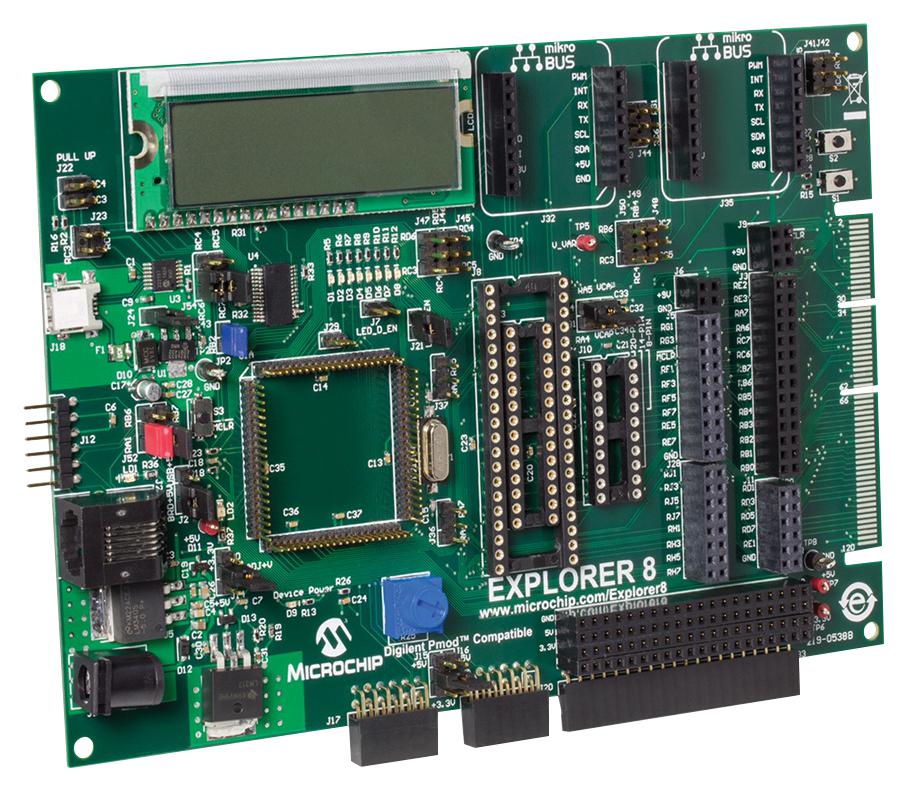 Microchip Technology Technology Dm160228 Dev Board, Explorer 8 Mcu