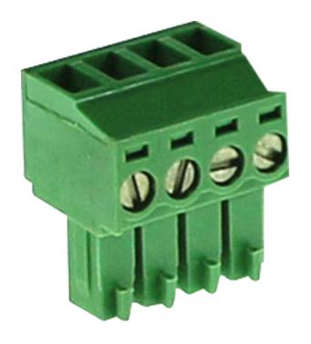 CamdenBoss Ctb922Hd/4 Terminal Block, Pluggable, 4Pos, 16Awg