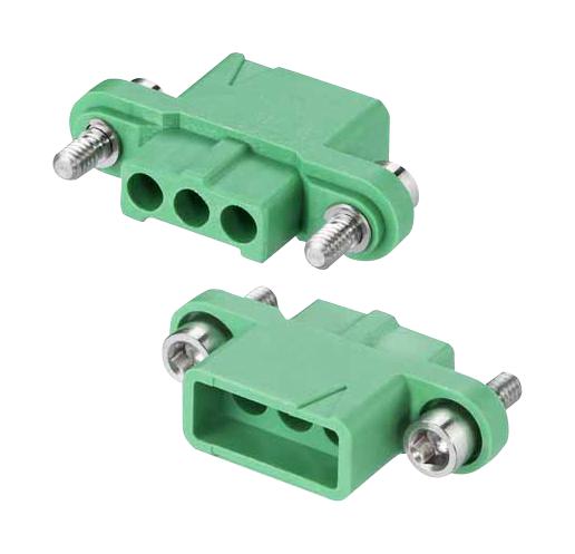 Harwin M300-2250396F2 Connector Housing, Rcpt, 3Pos, 3mm