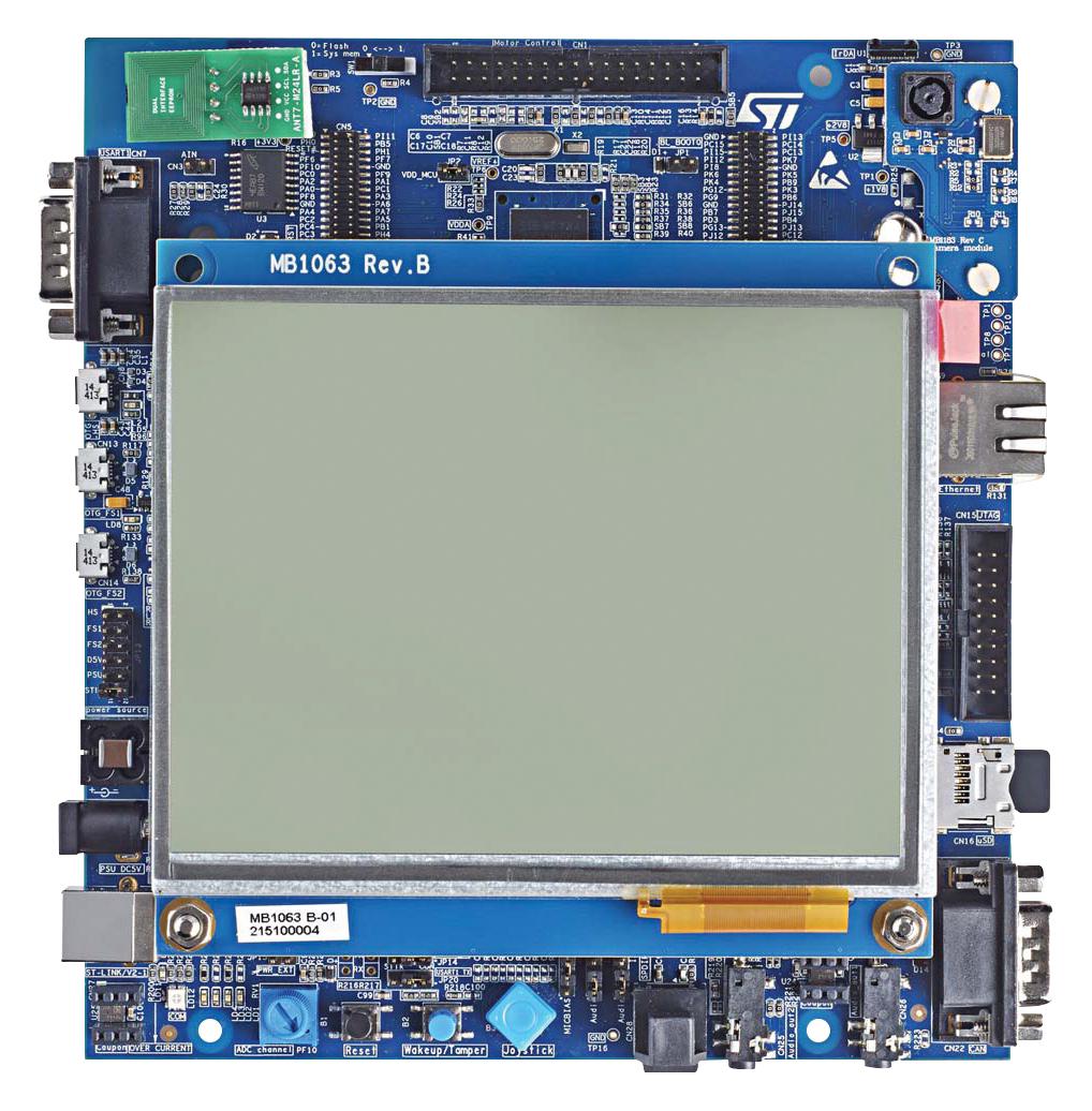 STMicroelectronics Stm32746G-Eval2 Evaluation Board, Mcu With Dsp+Fpu