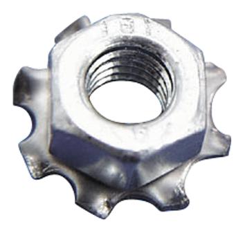 Ettinger 002.29.641 Nut W/ Washer, Hex, Steel 8.8, M4