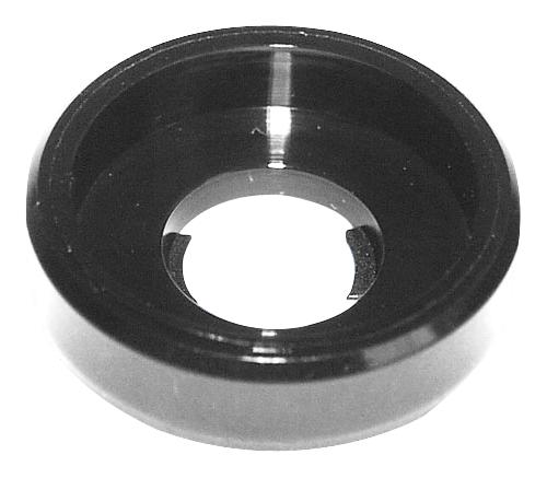 Ettinger 003.08.260 Flat Washer, Pa6, 6.4mm, 15mm, Black