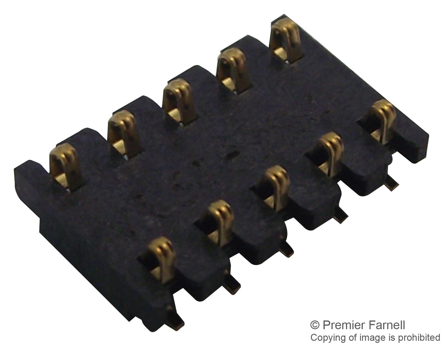 Te Connectivity 2199035-2 Connector, Header, 10Pos, 2Row, 1.6mm