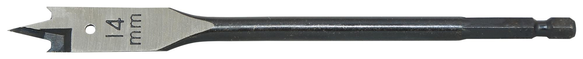 Ck Tools T2942-14 Flat Drill Bit, E6.3 Drive, 14mm, 160mm