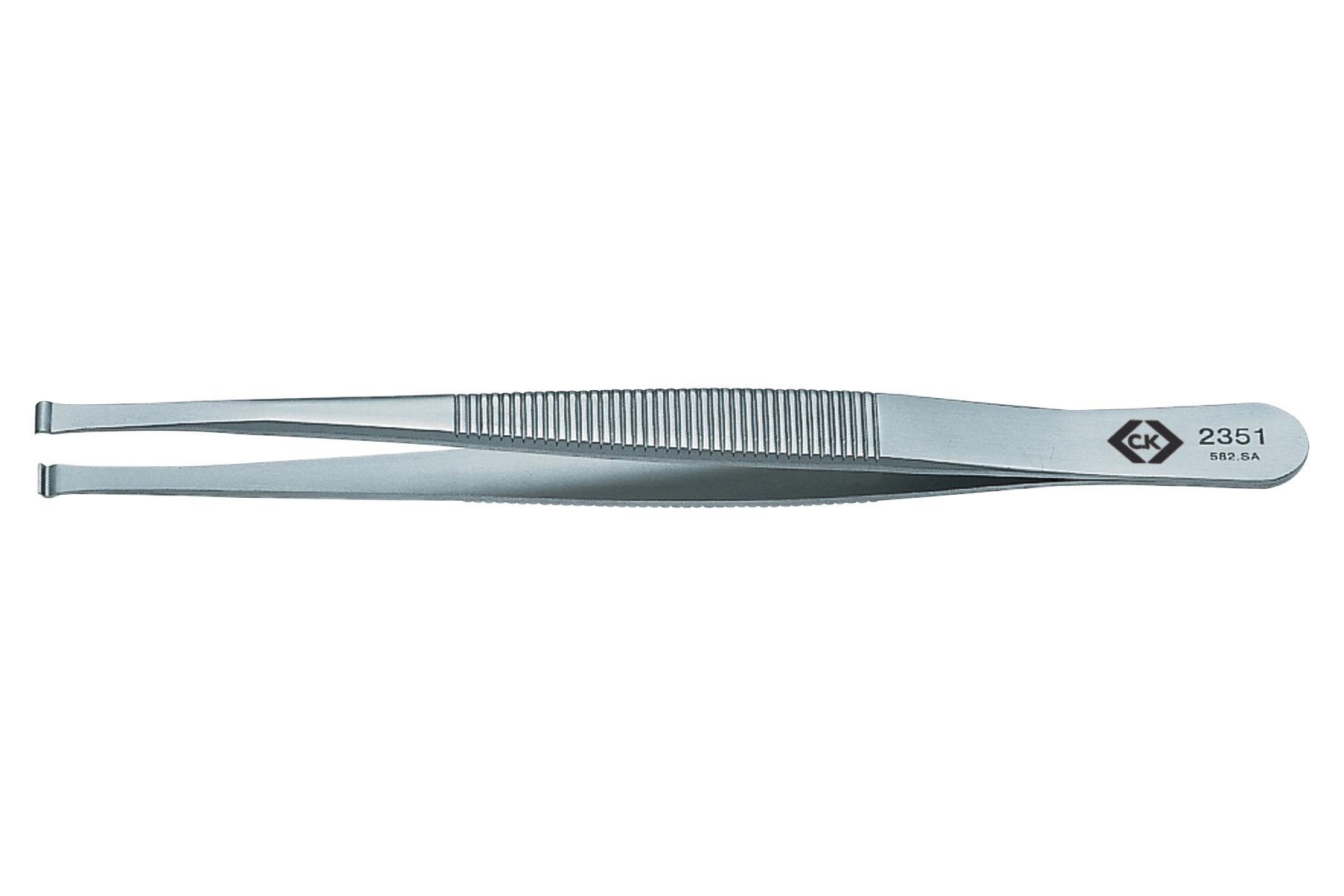 Ck Tools T2351 Precision Tweezer, Round Tip, 115mm