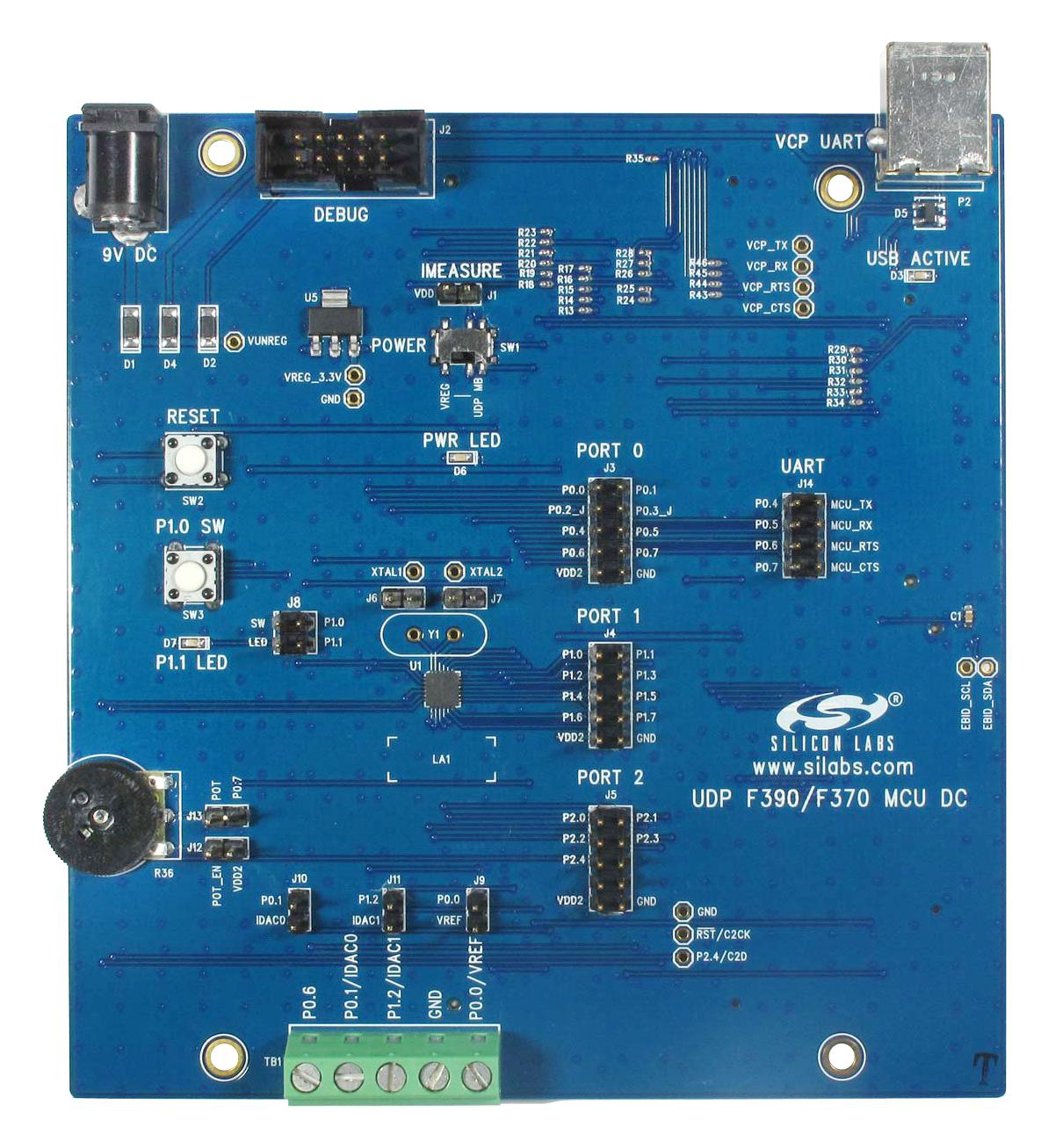 Silicon Labs C8051F390-A-Dk Dev Board, C8051F390 Mixed Signal Mcu