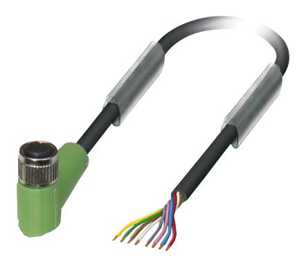 Phoenix Contact 1404194 Sensor Cord, 8P, M8 Rcpt-Free End, 10M